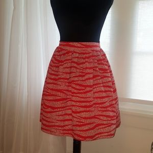Fun red skirt